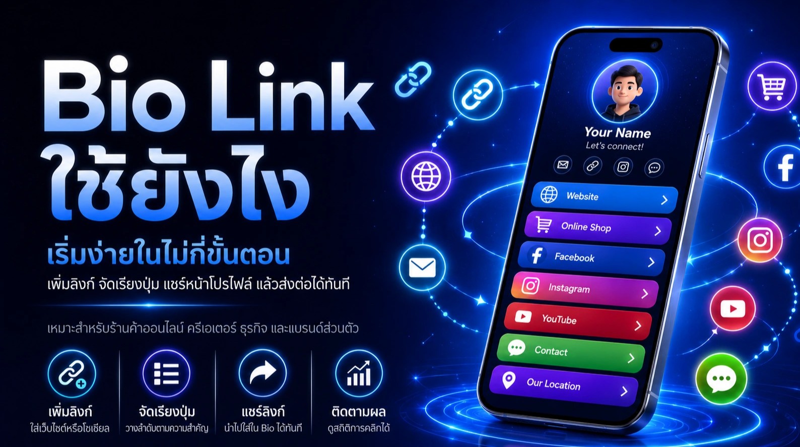Bio Link ใช้ยังไง?